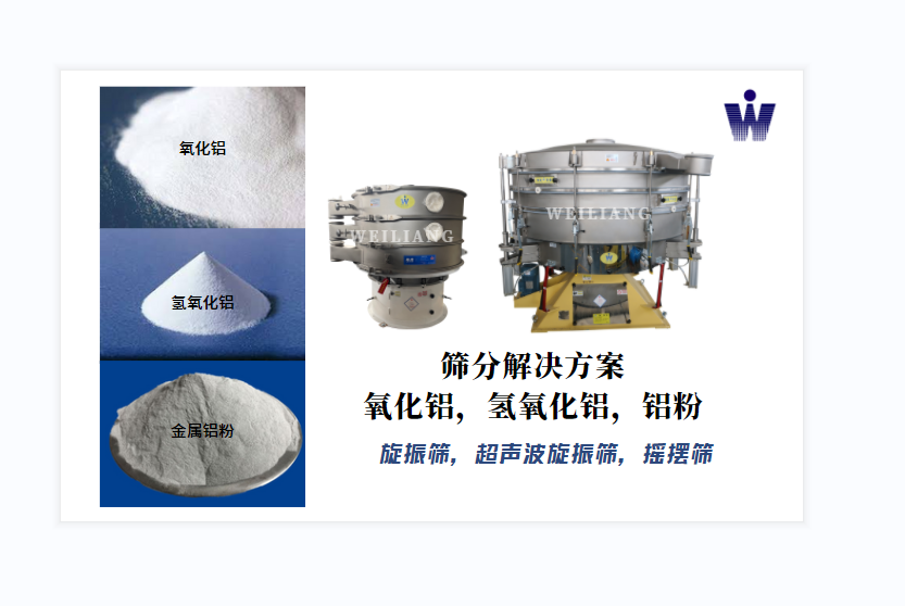 氧化鋁、氫氧化鋁、金屬鋁粉篩分案例